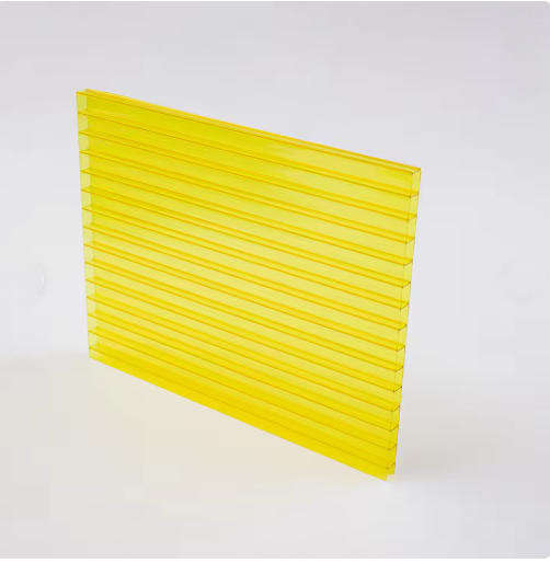 Polycarbonate Board Sunshine Board Polycarbonate Sheet 6mm Thickness  Plastic Hollow Sheet