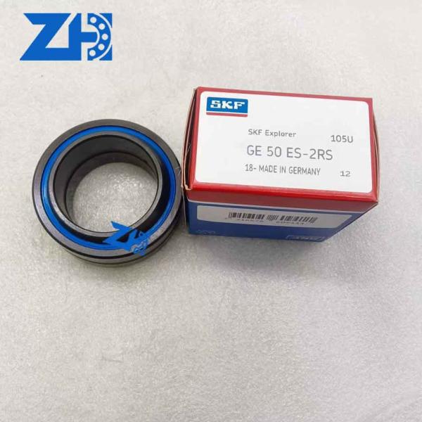 GE50ES-2RS radial spherical plain bearings are used in construction machinery, hydraulic systems, roller joints, forging and press tool bearings, and printing machinery.