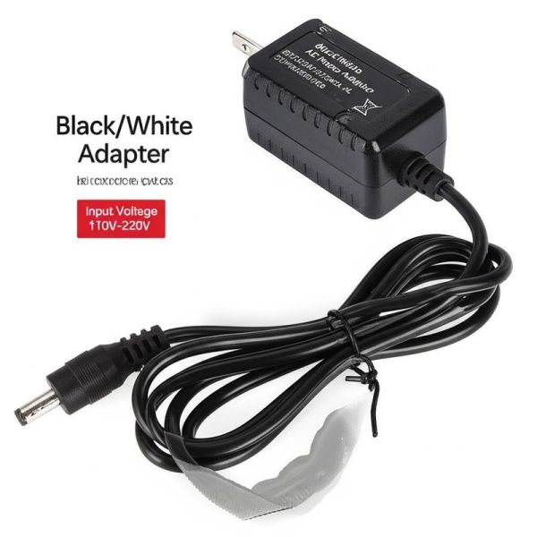Universal AC DC Power Adapter with 110V-220V Input Voltage 3W-300W Power Range and 1 Year Warranty for Electronic Devices