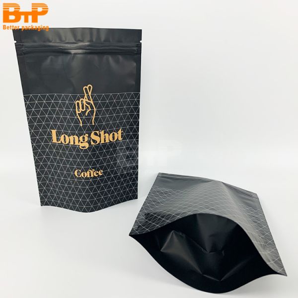 Gravure Printing MOQ 100 Ziplock Doypack Stand Up Bag Customized Logo Digital Printing Moisture Proof Packaging Coffee Tea