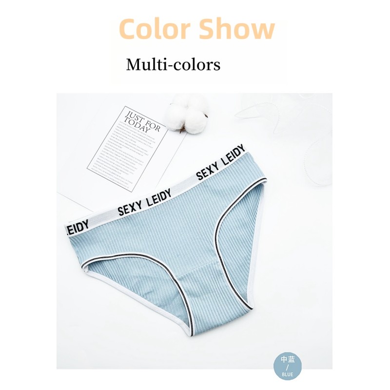 Wholesale Women High Quality 95% Cotton Fashionable Belt M-xl Women Brief Quality Slips Cotton Femme Lady Panty Briefs