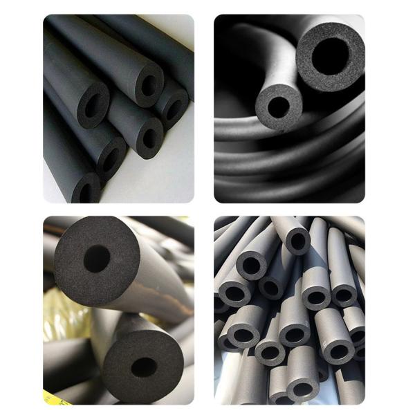 Non Toxic Air Conditioning Rubber Foam Insulation Pipe 70Kg/M3