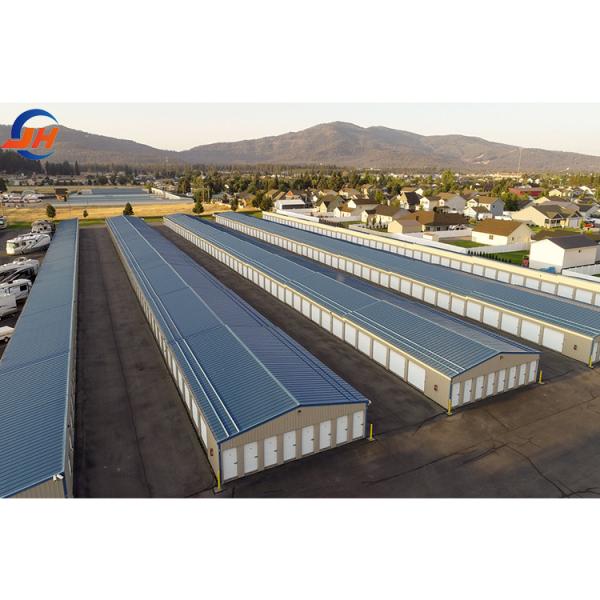 Fabricação estrutural de aço Construção Mobile Modern Mini Warehouse nas Filipinas