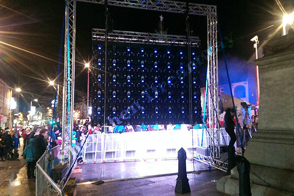 Fixed Color Outdoor LED Screen Rental P6 SMD2727 Die Casting Aluminum Cabinet