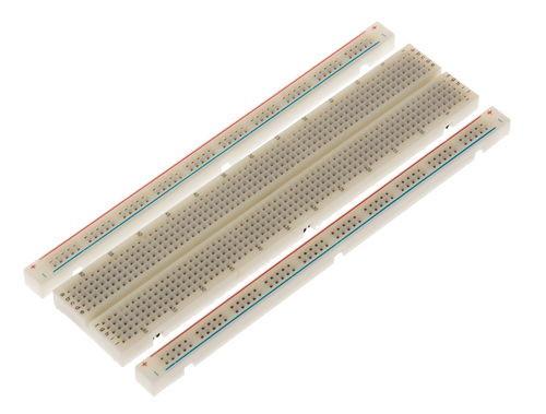 MB-102 Color Solderless Breadboard Back Side With Adhesive Paper