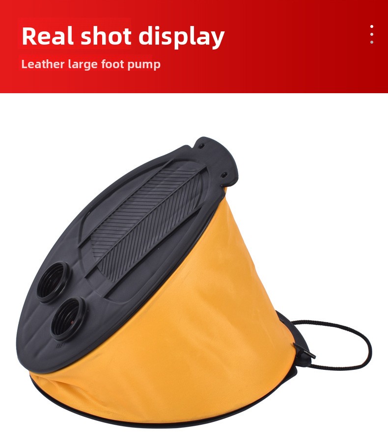 Foot-operated Air Pump Outdoor Portable Multi-functional Inflating Tool for Balls Swimming Rings Quick-Inflating Made in China