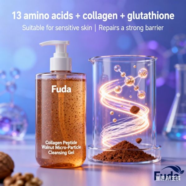 Collagen Peptide Walnut Microbead Cleansing Gel 3-in-1 for All Skin