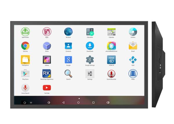 Android 5,1 23,8 PC capacitivo RK3288 fixado na parede do tela táctil