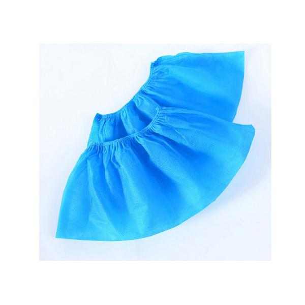 Customized Hospital Disposable Shoe Cover Double Elastic Around Ankle