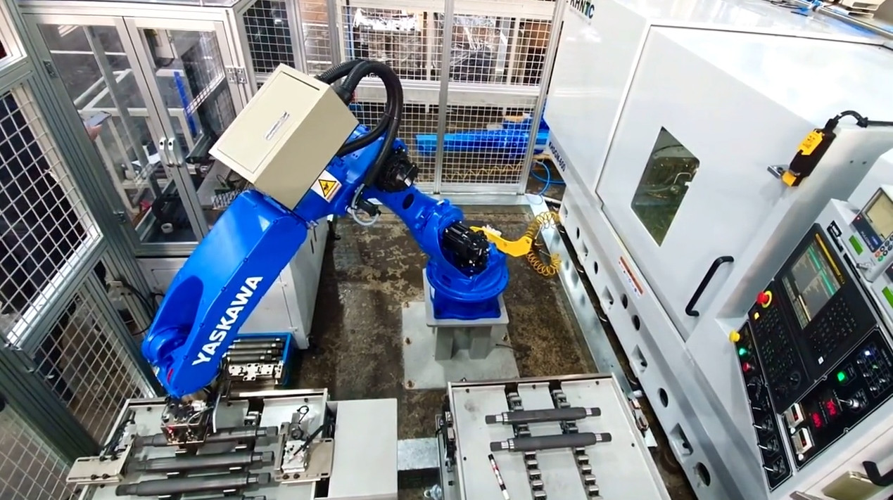 Полностью автоматический лазер использовал собрание Yaskawa MH24 робота заварки
