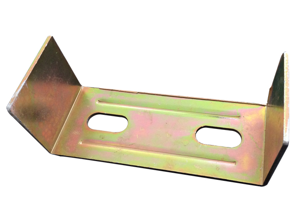 nylon guide roller bracket NRB02, material: steel, color: yellow zinc plating