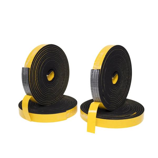 Anti-collision Self Adhesive Weather Strip D P E Window Door Seals Rubber Strip