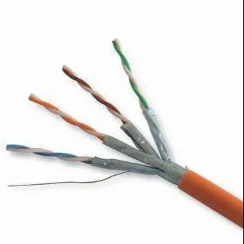 OD 6.5mm Meters CAT7 Ftp Patch Cable 26AWG*4 Raw Cable Packed By Roll
