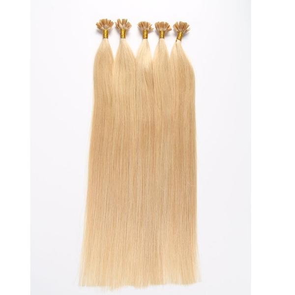 2016 New Arrival Last Double Drawn Full Cuticle U Tip Prebonded Hair Blond Hair Extension