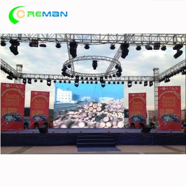 P4 RGB Mobile LED Screen Hire Stage Rental Advertising 512X640 Or 512X512 Available
