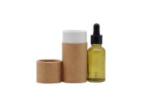 Impressão de vidro verde cosmética da tela do conta-gotas da garrafa do óleo 30ml essencial