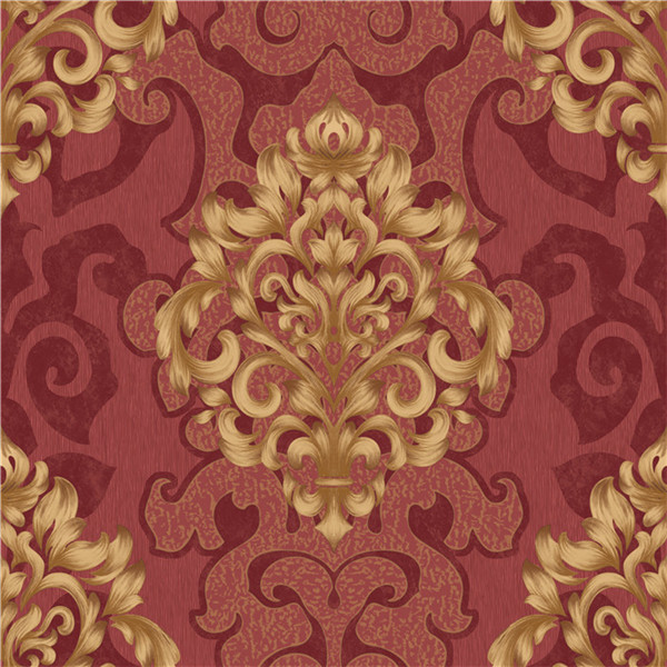 PVC vinyl wallpaper washable waterproof simple design different color