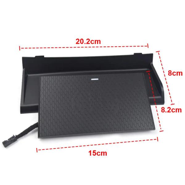 Carregador sem fio de Qi para Jaguar F-Pace / Xf X260/ XE 10w Carregamento rápido de telefone