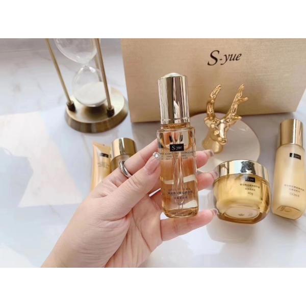 S-yue brand golden rejuvenating tightening series anti aging skin firming cosmetics