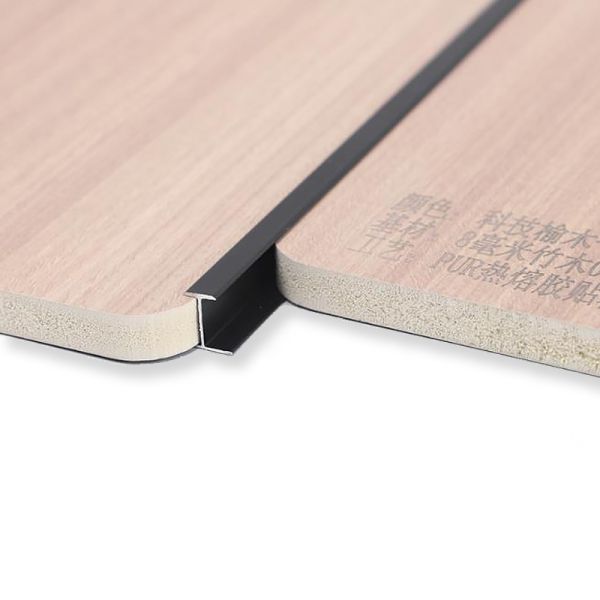 Waterproof Wood Veneer PVC Wall Panels Bamboo Fiber Slab Home Shop School Board