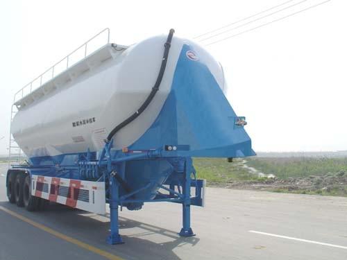 Cement Bulker Trailer With 50 Tons Loading Capacity , Truck Transporter Trailer 6mm Thickness Steel