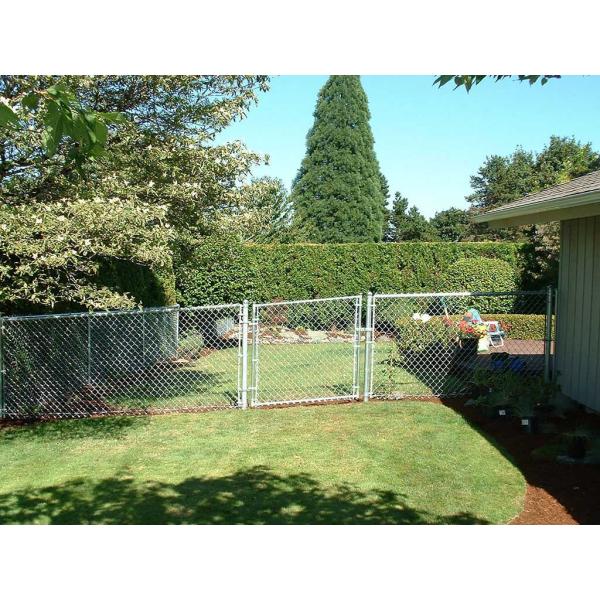 9 gauge Black Powder Coated Chain Link Fencing for Basketball Court