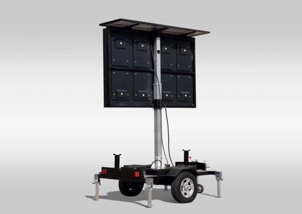 38400Hz Truck Mobile LED Display 1024 Resolution For Advertisement