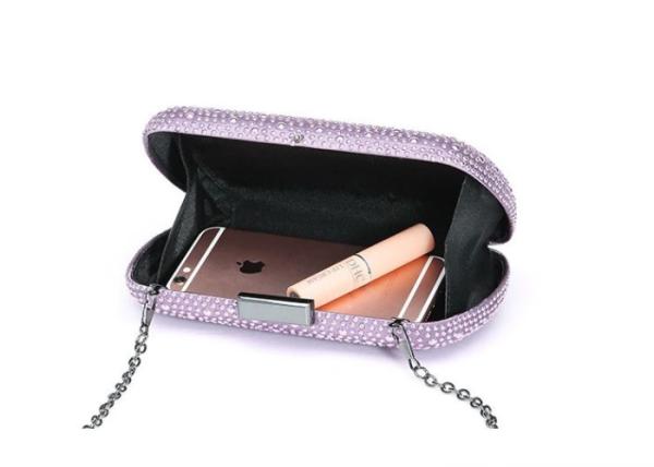Full Body Durable Purple Evening Bag Formal Style With Different Size