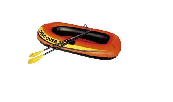 Mobília exterior inflável dos barcos infláveis vermelhos do PVC de 0.28mm para esportes de água