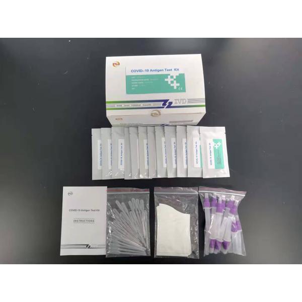 COVID-19 Disposable Antigen Test Kit ISO CE Colloidal Gold Medical Use Fast