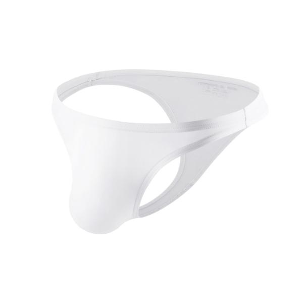 Mens Briefs Underwear 3D Pouch Low Rise Sexy T Back Thong Breathable Underpants