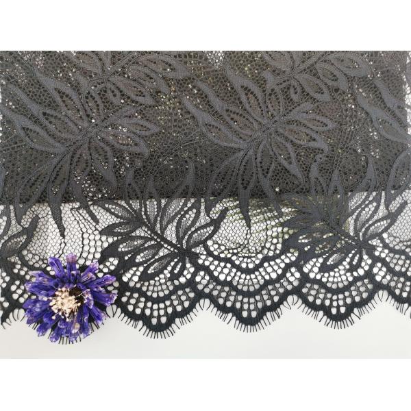 Ткань шнурка Scallop ресницы Chantilly