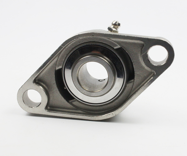 Diamond Shaped 30mm Hole SUCFL204 2 Bolt Stainless Steel Pillow Block Bearing