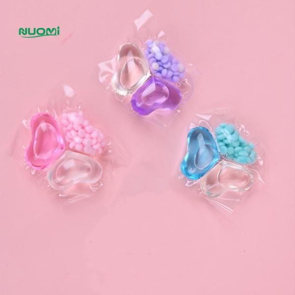 Pink 3 In 1 Laundry Capsule 13g Eco Laundry Pods Washing Clothes