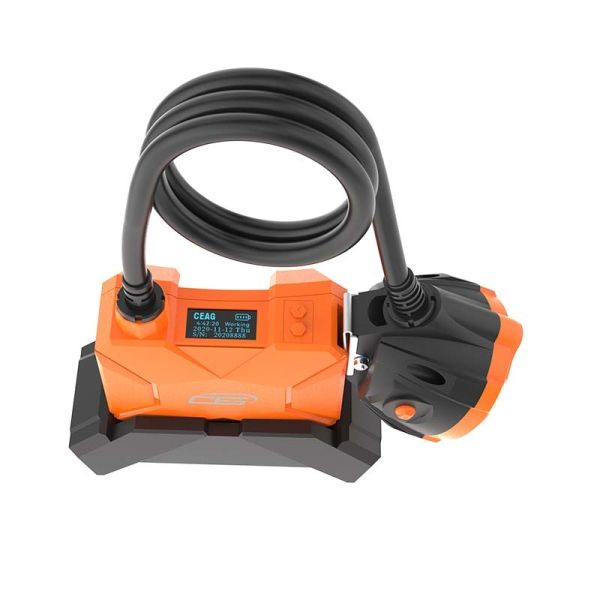 Rechargeable Li-ion LED Mining Headlamp  Underground Miner Safety Cap Lamp with High Lumen Output