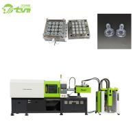 Máquina de molde eficiente totalmente automático fácil de operar do bico LSR da chupeta do bocal da garrafa de alimentação do bebê do silicone