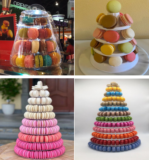 Estand de exhibición de macarrones de 13 pisos Estand de exhibición de macarrones de 13 pisos Estand de exhibición de macarrones multipropósito Estand de exhibición de macarrones multipropósito Torre de macarrones