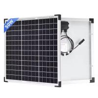 50W PERC haut rendement Silver Power Mono Panneau solaire batterie cellule PV Module de charge Kit pour le camp Rv Caravane solaire