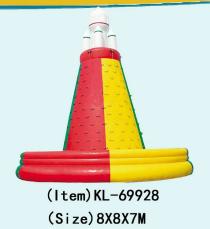 Amazing Inflatable Rocket - Modeled Climbing Wall Item Art