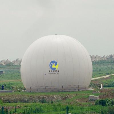 2000m3 Free Standing Dual Membrane Biogas Balloon For Energy Generation