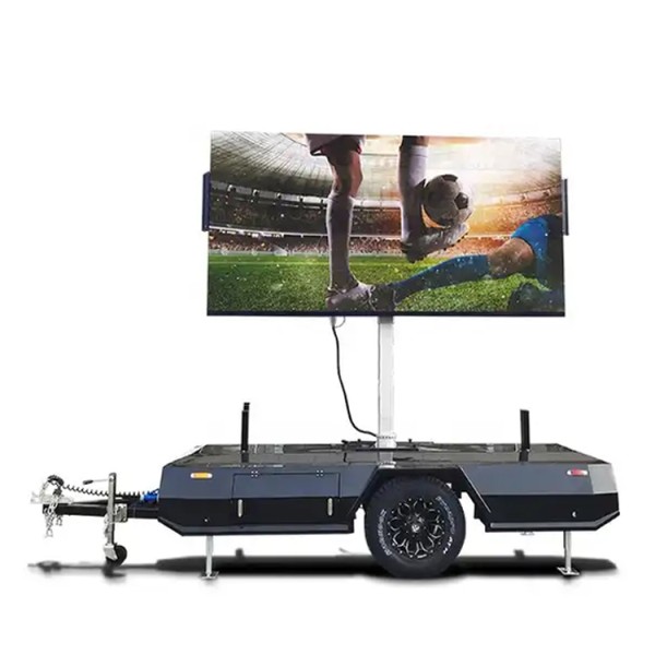 IP65 Weatherproof Mobile Trailer LED Display 4500Nits-10000Nits 160° Wide Viewing Angle