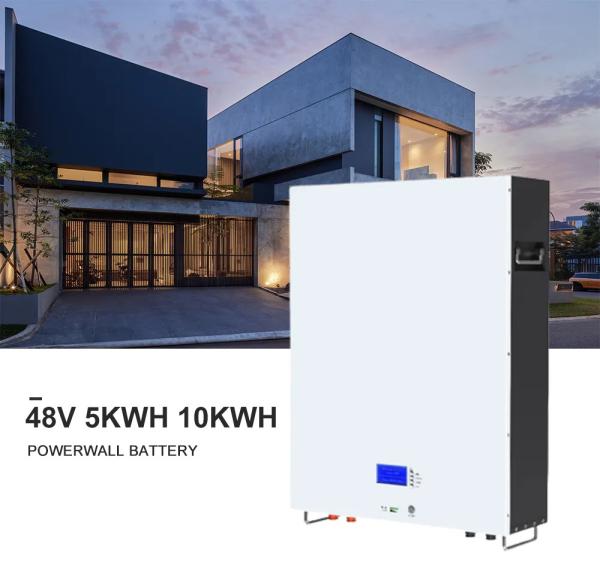10KWh Tesla Powerwall LiFePO4 Lithium Battery Wall Mount For Home Energy Storage System