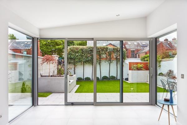 Durable Aluminium Sliding Glass Doors Anodized Surface Finishing Sliver Color pocket slide door,room sliding door cheap