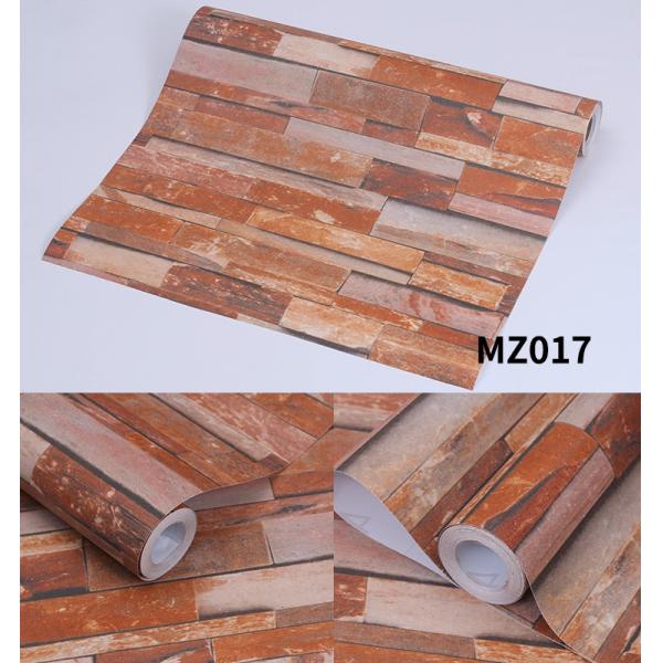 0.18mm-0.31mm espesor 3D Papel de pared de ladrillo de piedra 3D Papel de pared de ladrillo gris