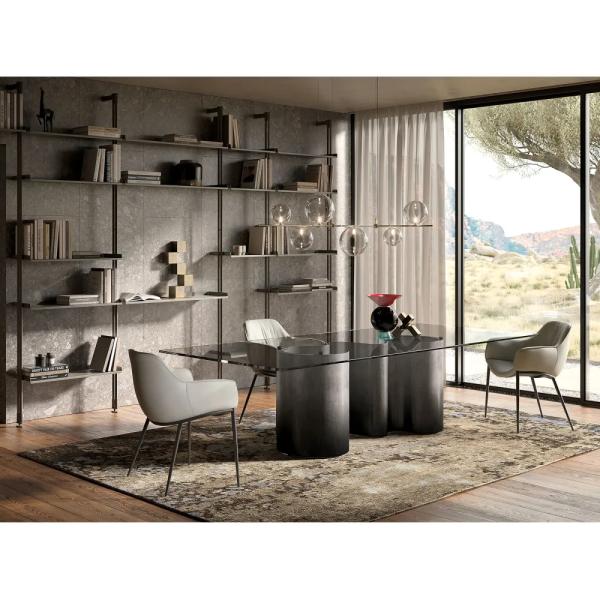 Tempered Clean Glass Dining Table And chairs Set Dining Room Furniture Table and Chair