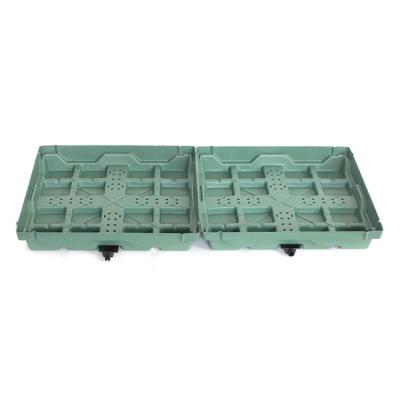 Square Plastic Garden Flower Pot Planter with Hdpe Material and Not Coated Finish