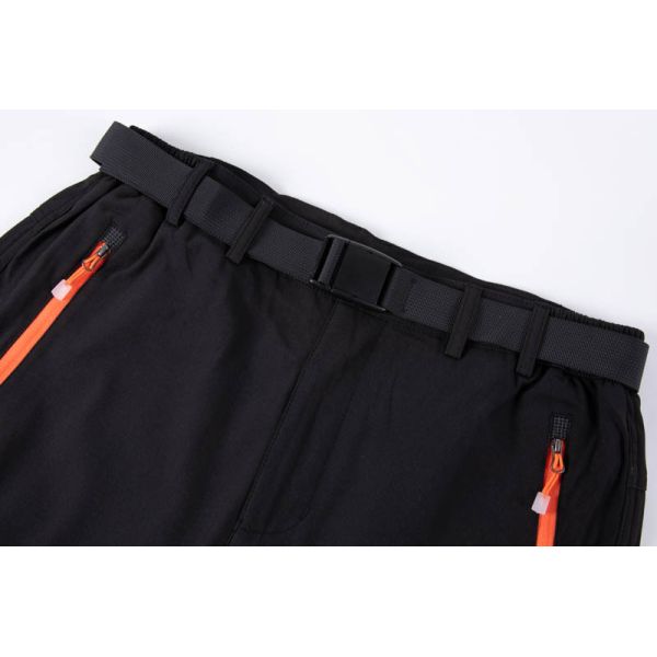 Men'S Outdoor Work Pants Elastic Waist Side Button Track Pants Contrast Stripe