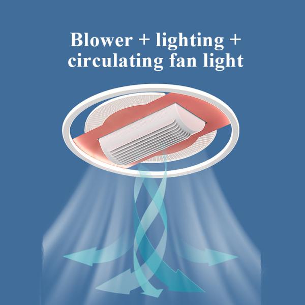 Manufacturer Remote Control Home Ceiling Fans 45W LED Silent Ceiling Fan With Light