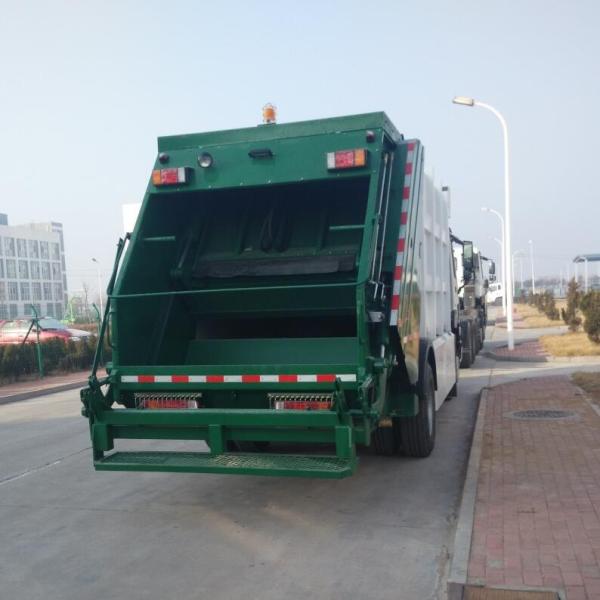 heavy duty sanitation HOWO 6x4 371 hp 28 cbm compression garbage truck