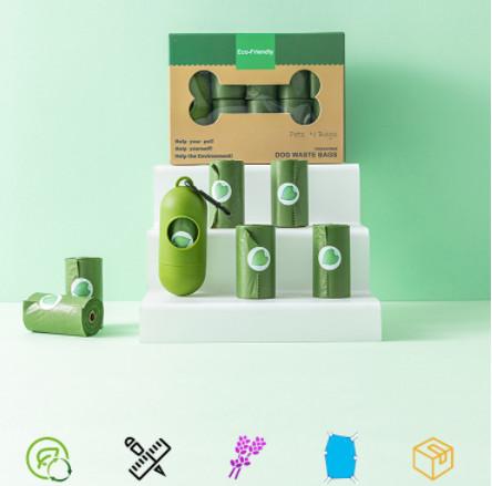 Customized Other Pet Products HDPE EPI Biodegradable Dog Poop Bags